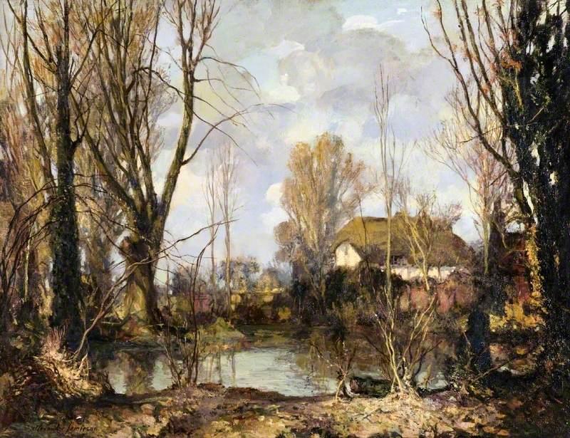 Order Paintings Reproductions Our Pond, 1937 by Alexander Jamieson (1873-1937, United Kingdom) | ArtsDot.com