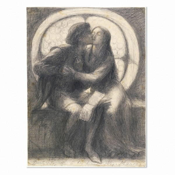 Buy Museum Art Reproductions Paolo and Francesca, 1855 by Dante Gabriel Rossetti | ArtsDot.com