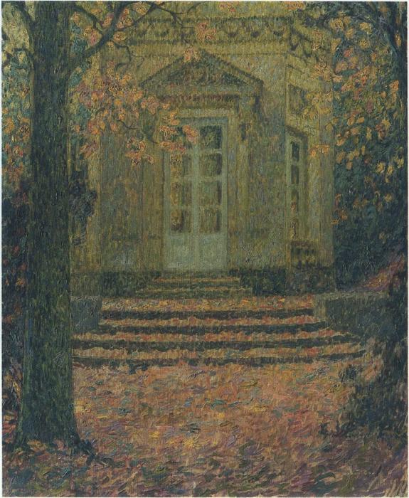 Order Paintings Reproductions Pavilion of Music in Autumn, 1920 by Henri Eugène Augustin Le Sidaner (1862-1939, Mauritius) | ArtsDot.com