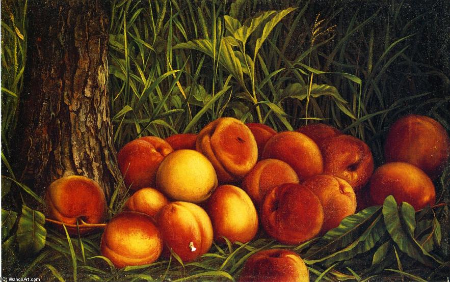 Order Paintings Reproductions Peaches, 1884 by Levi Wells Prentice (1851-1935, United States) | ArtsDot.com
