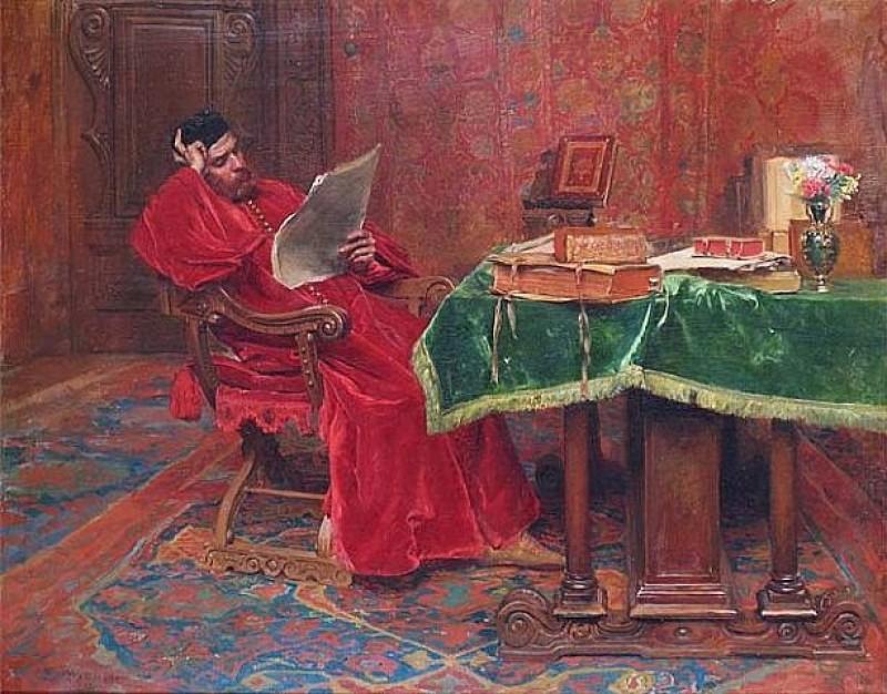 Order Oil Painting Replica The Phiosopher, 1878 by Jean Louis Ernest Meissonier (1815-1891, France) | ArtsDot.com