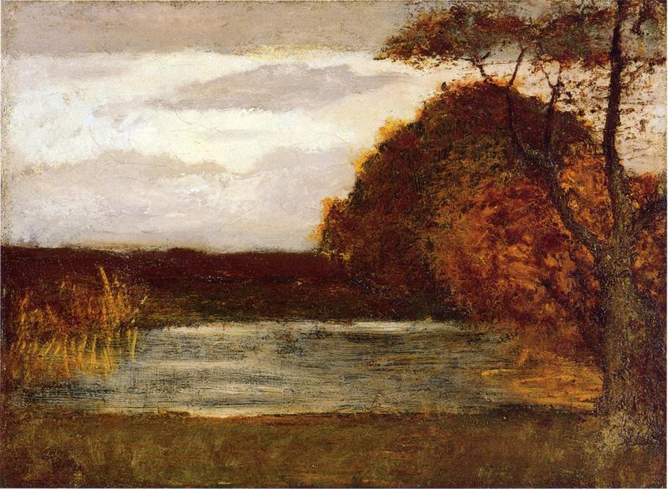 Buy Museum Art Reproductions The Pond by Albert Pinkham Ryder (1847-1917, United States) | ArtsDot.com