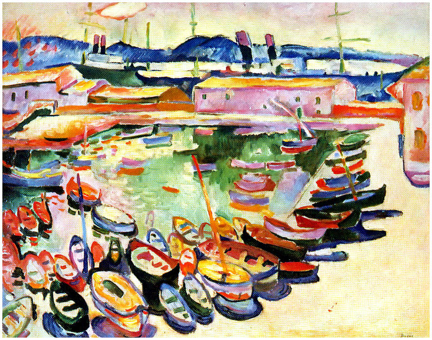 Order Artwork Replica Port of La Ciotat, 1907 by Georges Braque (Inspired By) (1882-1963, France) | ArtsDot.com