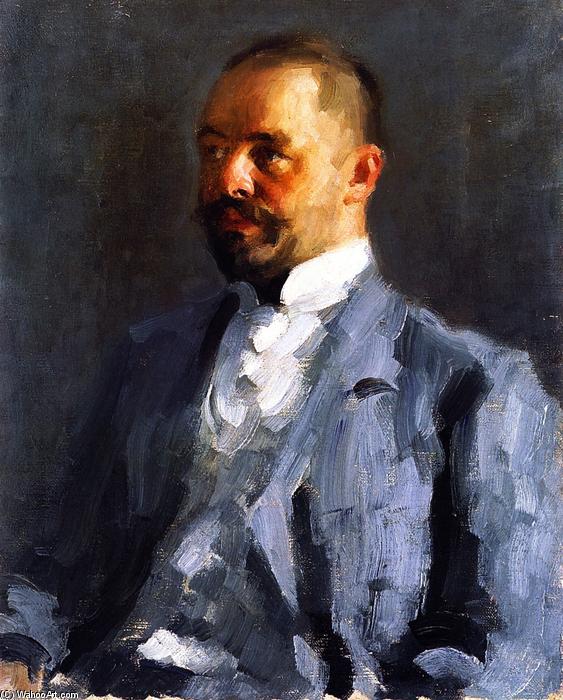 Order Artwork Replica Portrait in Grey Suit, 1900 by Alexej Georgewitsch Von Jawlensky (1864-1941, Russia) | ArtsDot.com