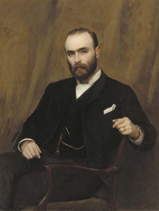 Order Art Reproductions Portrait of Alexander Garthside White by Thomas Benjamin Kennington (1856-1916, United Kingdom) | ArtsDot.com