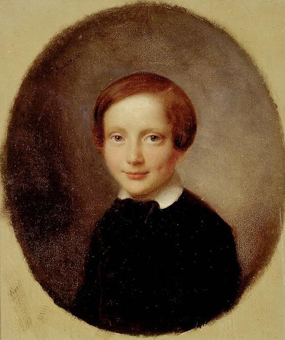 Order Art Reproductions Portrait of a Boy, 1891 by William Newenham Montague Orpen | ArtsDot.com