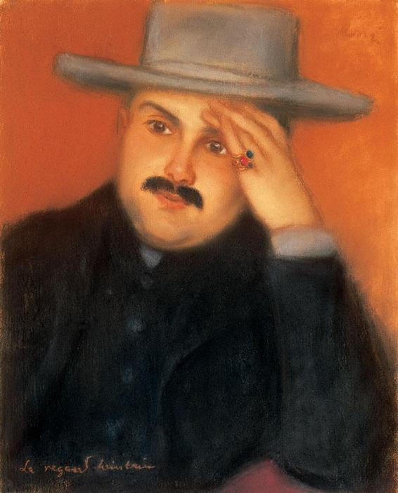 Order Art Reproductions Portrait of Count Andor Somssich, 1902 by Jozsef Rippl Ronai (1861-1927, Hungary) | ArtsDot.com