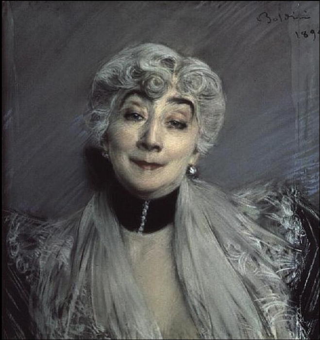 Order Oil Painting Replica Portrait of the Countess de Martel de Janville, 1894 by Giovanni Boldini (1842-1931, Italy) | ArtsDot.com