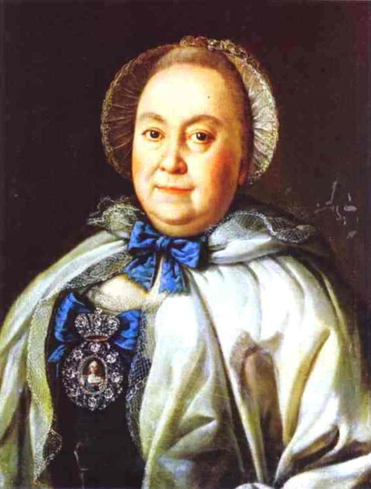Order Oil Painting Replica Portrait of Countess M. A. Rumyantzeva, 1764 by Alexey Petrovich Antropov | ArtsDot.com