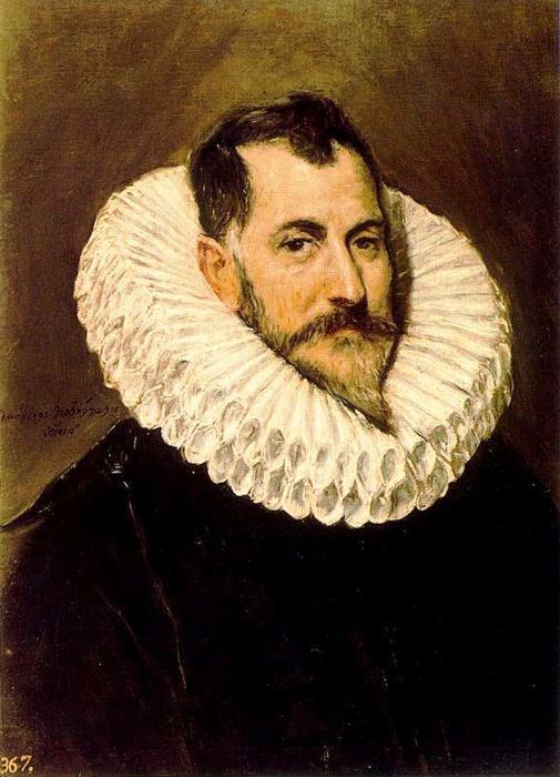 Buy Museum Art Reproductions Portrait of a Gentleman, 1600 by El Greco (Doménikos Theotokopoulos) (1541-1614, Greece) | ArtsDot.com