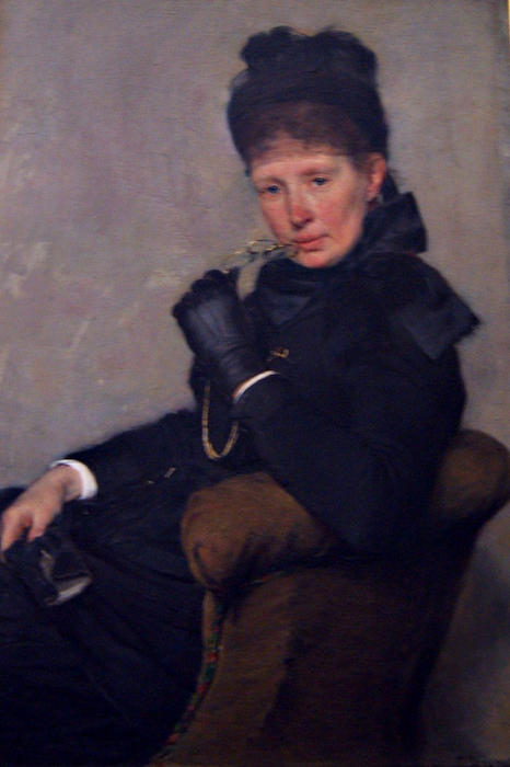 Acheter Reproductions D'art De Musée Portrait de Jeanna Bauck, 1887 de Bertha Wegmann (1847-1926, Switzerland) | ArtsDot.com