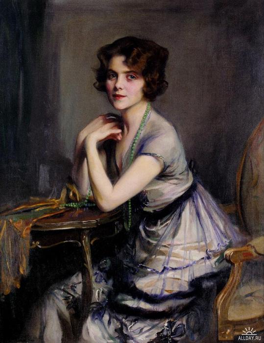 Order Artwork Replica Portrait of a Lady, 1920 by Philip Alexius De Laszlo (1869-1937) | ArtsDot.com
