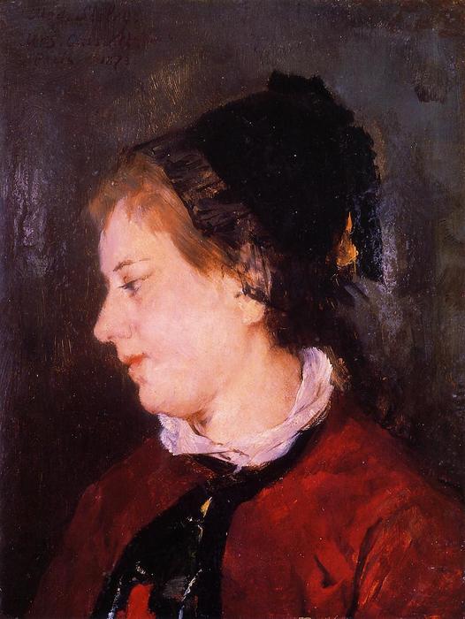 Order Art Reproductions Portrait of Madame Sisley, 1873 by Mary Stevenson Cassatt (1843-1926, United States) | ArtsDot.com
