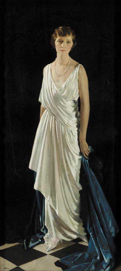 Order Paintings Reproductions Portrait of Mrs. Oscar Lewisohn (nee Edna May), 1915 by William Newenham Montague Orpen | ArtsDot.com