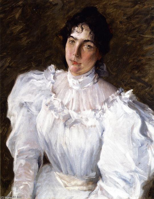 Order Art Reproductions Portrait of Virginia Gerson, 1880 by William Merritt Chase (1849-1916, United States) | ArtsDot.com