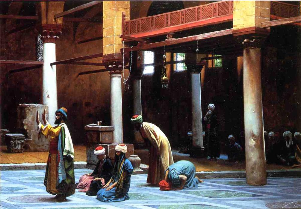 Buy Museum Art Reproductions Prayer in a Mosque, 1892 by Jean Léon Gérôme (1824-1904, France) | ArtsDot.com