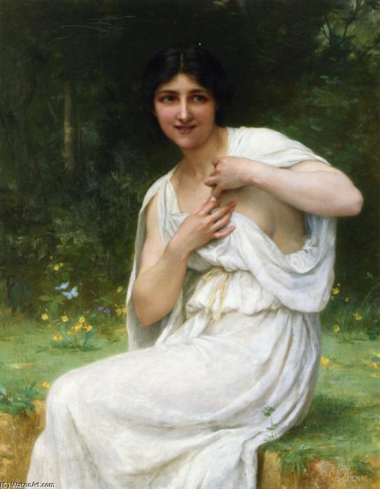 Order Paintings Reproductions Preparing for the Bath by Guillaume Seignac (1870-1924, France) | ArtsDot.com