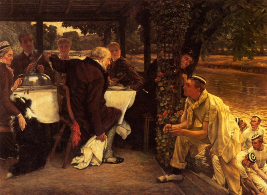 Order Paintings Reproductions The Prodigal Son in Modern Life: the Fatted Calf, 1882 by James Jacques Joseph Tissot (1836-1902, France) | ArtsDot.com