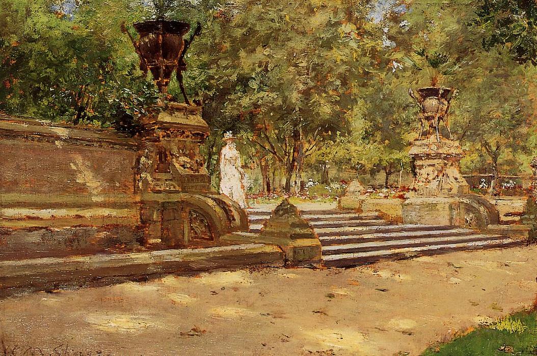 Order Oil Painting Replica Prospect Park, Brooklyn, 1887 by William Merritt Chase (1849-1916, United States) | ArtsDot.com