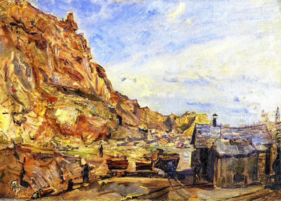 Order Oil Painting Replica The Quarry at Albersweiler, 1912 by Max Slevogt (1868-1932, Germany) | ArtsDot.com