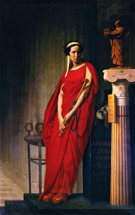 Ordinare Riproduzioni Di Quadri Rachel, Tragedy, 1859 di Jean Léon Gérôme (1824-1904, France) | ArtsDot.com