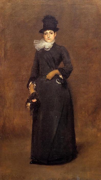 Buy Museum Art Reproductions Ready for a Walk: Beatrice Clough Bachmann, 1885 by William Merritt Chase (1849-1916, United States) | ArtsDot.com