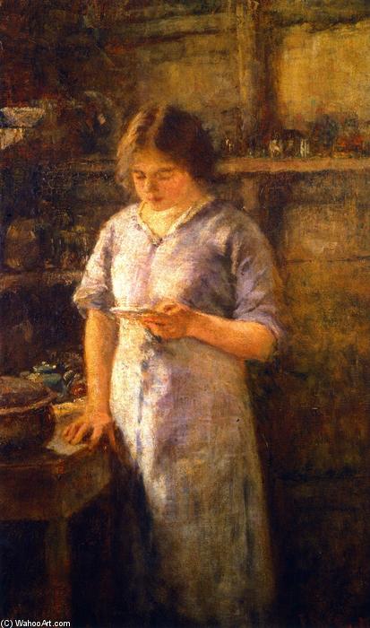 Order Oil Painting Replica The Recipe, 1914 by Frederick Mccubbin (1855-1917, Australia) | ArtsDot.com