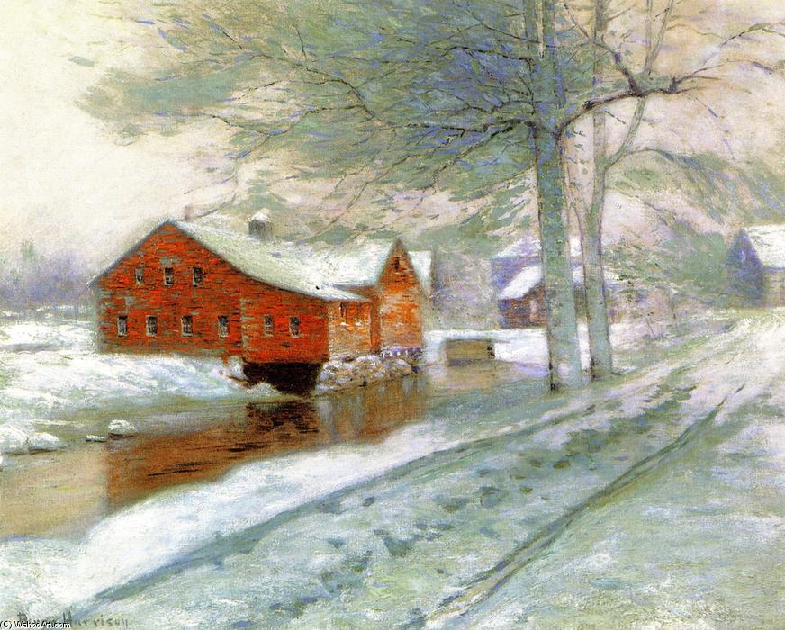 Order Oil Painting Replica The Red Mill, 1909 by Lowell Birge Harrison (1854-1929, United States) | ArtsDot.com