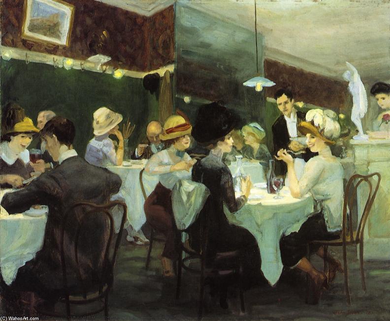 Order Oil Painting Replica Renganeschi`s Saturday Night, 1912 by John Sloan (1871-1951, United States) | ArtsDot.com