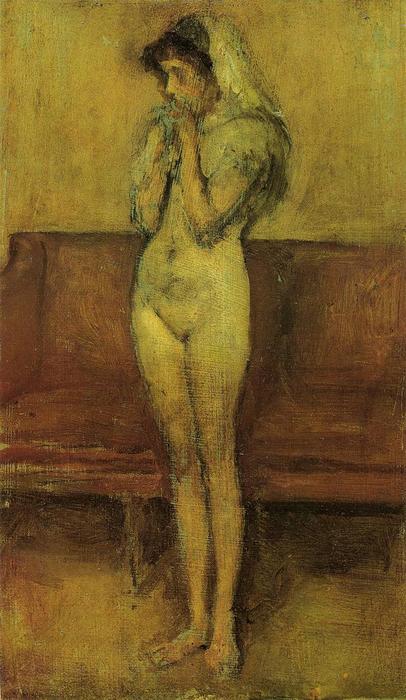 Buy Museum Art Reproductions Rose and Brown: La Cigale, 1898 by James Abbott Mcneill Whistler (1834-1903, United States) | ArtsDot.com
