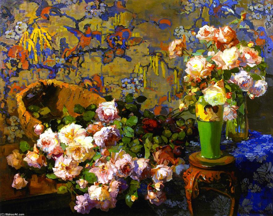 Order Paintings Reproductions Roses, 1912 by Franz Bischoff (1864-1929, Austria) | ArtsDot.com