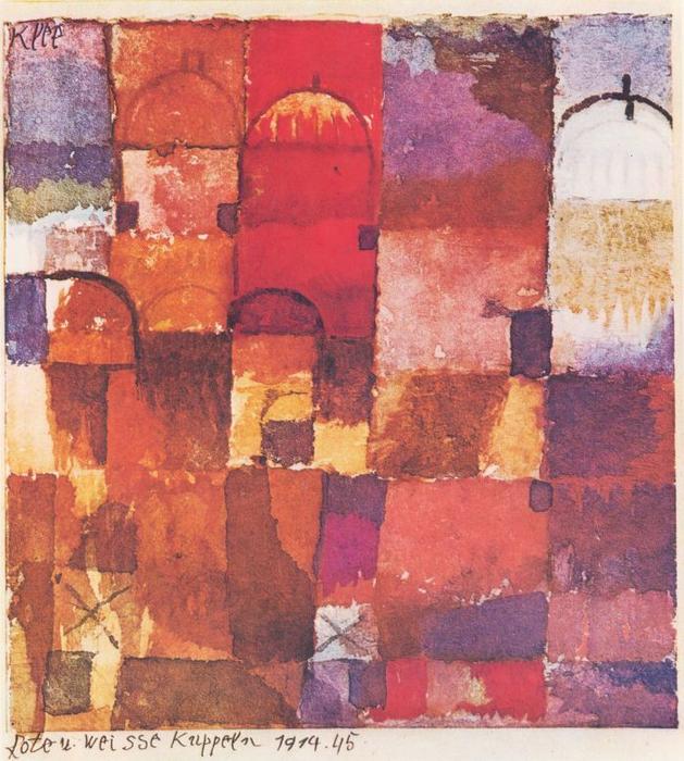 Buy Museum Art Reproductions Rote und weisse Kuppeln (also known as Red and white cupolas), 1914 by Paul Klee (1879-1940, Switzerland) | ArtsDot.com