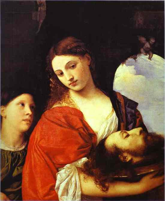 Order Oil Painting Replica Salome, 1515 by Tiziano Vecellio (Titian) (1490-1576, Italy) | ArtsDot.com