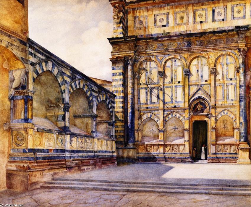 Order Artwork Replica Santa Maria Novella, Florence, Italy, 1884 by Henry Roderick Newman (1833-1918, United States) | ArtsDot.com