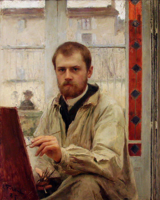 Buy Museum Art Reproductions Self portrait by Émile Friant (1863-1932, France) | ArtsDot.com