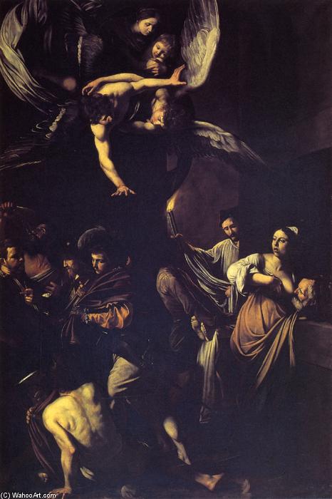 Order Paintings Reproductions Seven Works of Mercy, 1606 by Caravaggio (Michelangelo Merisi) (1571-1610, Spain) | ArtsDot.com