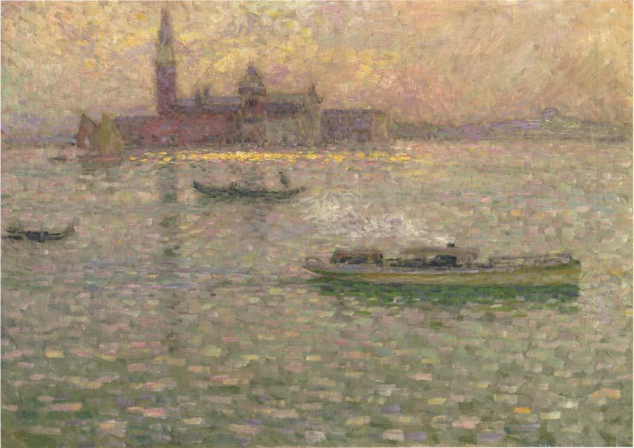 Order Paintings Reproductions San Giorgio at Maggiore Venice, 1919 by Henri Eugène Augustin Le Sidaner (1862-1939, Mauritius) | ArtsDot.com