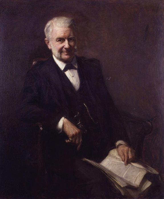 Order Oil Painting Replica Sir Frederick Augustus Abel, 1900 by Frank Bramley (1857-1915, United Kingdom) | ArtsDot.com