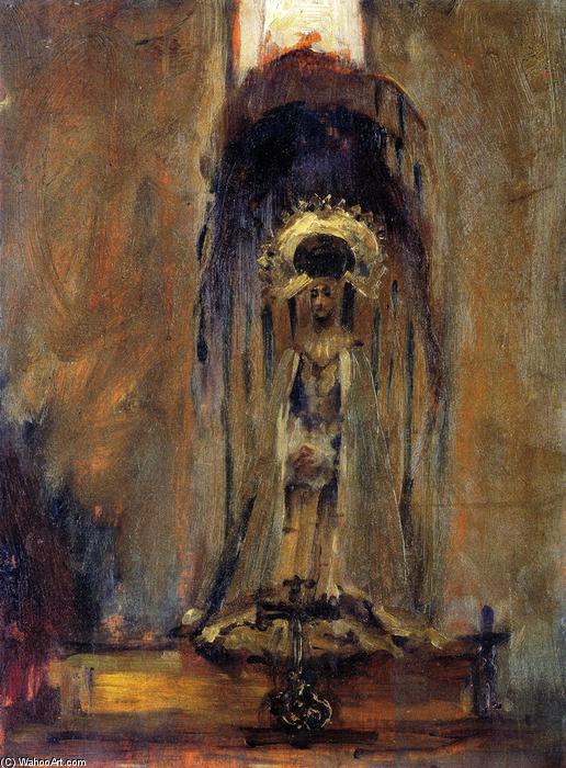 Buy Museum Art Reproductions Sketch of a Spanish Madonna (also known as Madonna in Festive Robe), 1879 by John Singer Sargent (1856-1925, Italy) | ArtsDot.com
