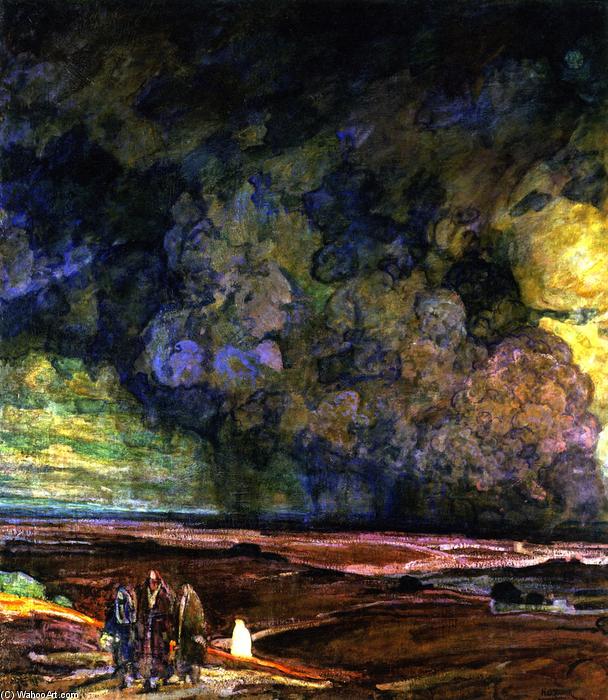 Order Paintings Reproductions Sodom and Gomorrah, 1920 by Henry Ossawa Tanner (1859-1937, United States) | ArtsDot.com