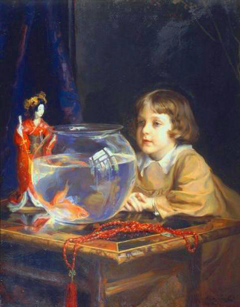 Buy Museum Art Reproductions The Son of the Artist, 1917 by Philip Alexius De Laszlo (1869-1937) | ArtsDot.com