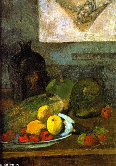 Order Oil Painting Replica Still LIfe with Delacroix Drawing, 1887 by Paul Gauguin (1848-1903, France) | ArtsDot.com