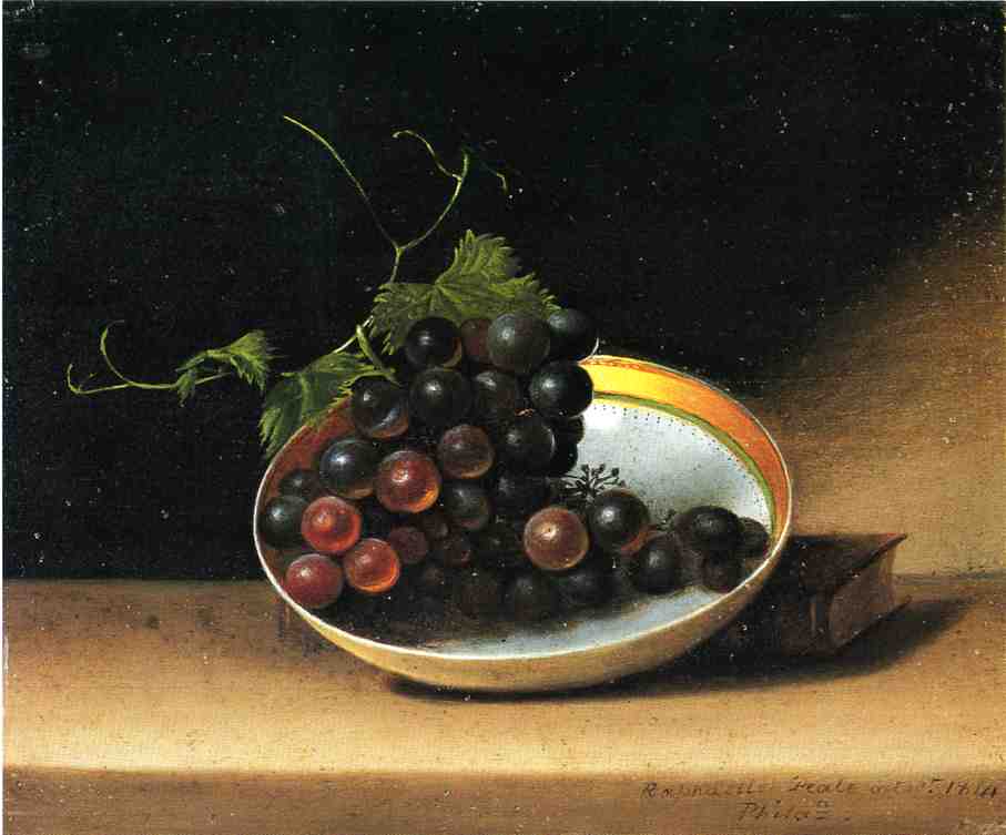 Buy Museum Art Reproductions Still Life with Grapes and Dish, 1814 by Raphaelle Peale (1774-1825, United States) | ArtsDot.com