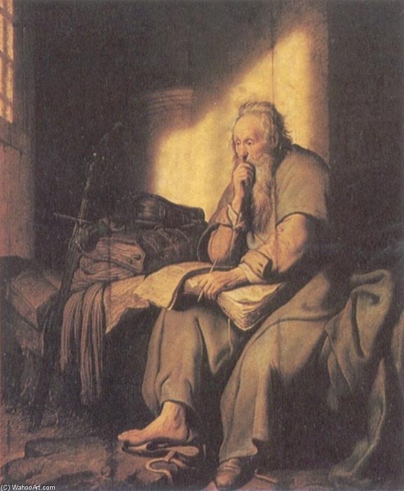 Pedir Reproducciones De Arte St. Paul in Prison, 1627 de Rembrandt Van Rijn (1606-1669, Netherlands) | ArtsDot.com