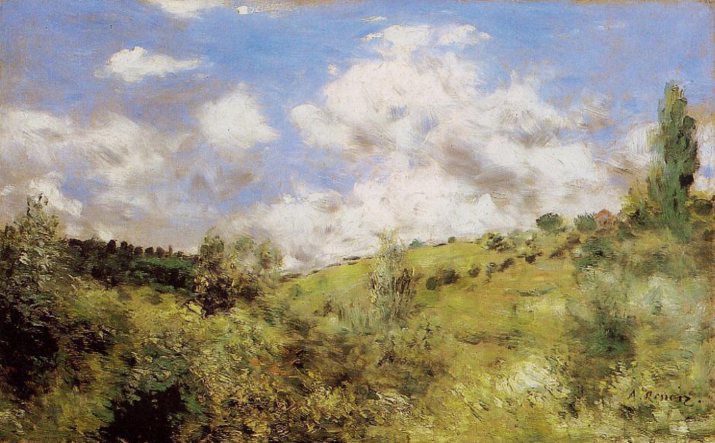 Order Artwork Replica Strong Wind (also known as Gust of Wind), 1872 by Pierre-Auguste Renoir (1841-1919, France) | ArtsDot.com