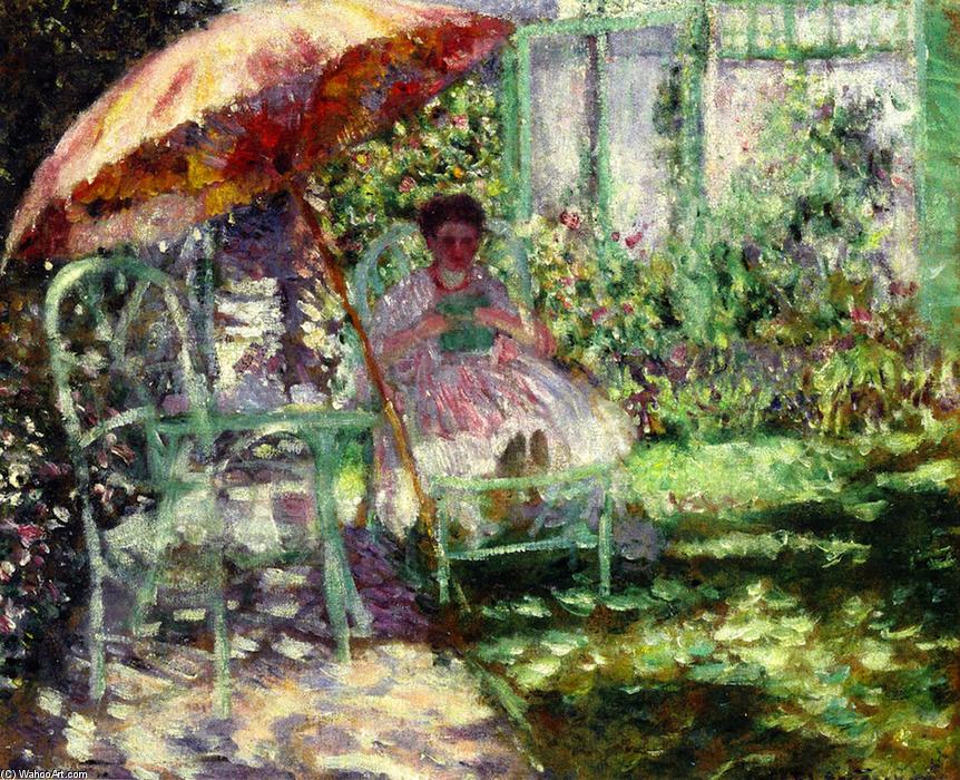 Buy Museum Art Reproductions Study for `The Garden Parasol`, 1910 by Frederick Carl Frieseke (1874-1939, United States) | ArtsDot.com