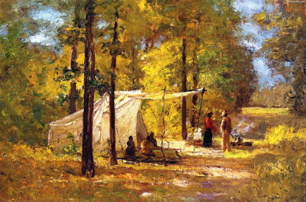 Order Artwork Replica Summer Camp by Theodore Clement Steele (1847-1926, United States) | ArtsDot.com
