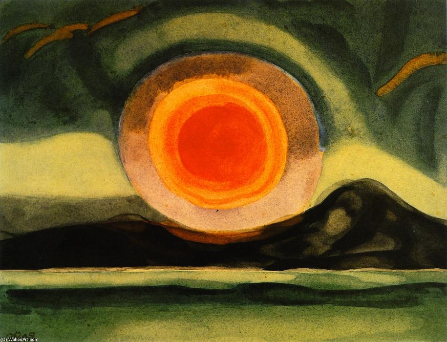 Buy Museum Art Reproductions Sunset of the St. Lawrence, 1927 by Friedrich Julius Oskar Blümner (1867-1938, Germany) | ArtsDot.com