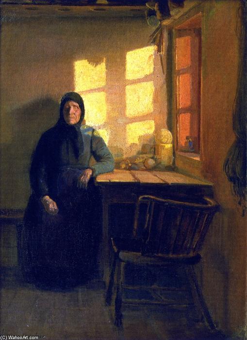 Order Artwork Replica Sunshine in the Blind Woman`s Room, 1885 by Anna Kirstine Ancher (1859-1935, Denmark) | ArtsDot.com