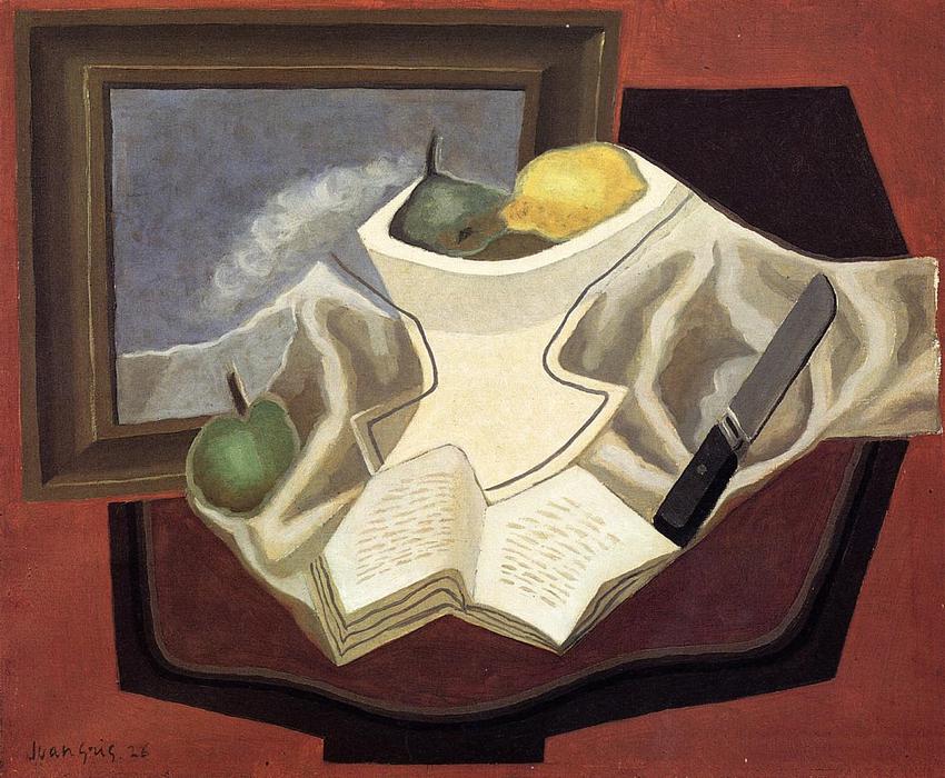 Buy Museum Art Reproductions The Table in Front of the Picture, 1926 by Juan Gris (1887-1927, Spain) | ArtsDot.com